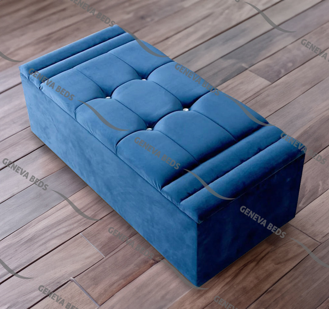 Charlie Ottoman Blanket Box - GENEVA BEDS