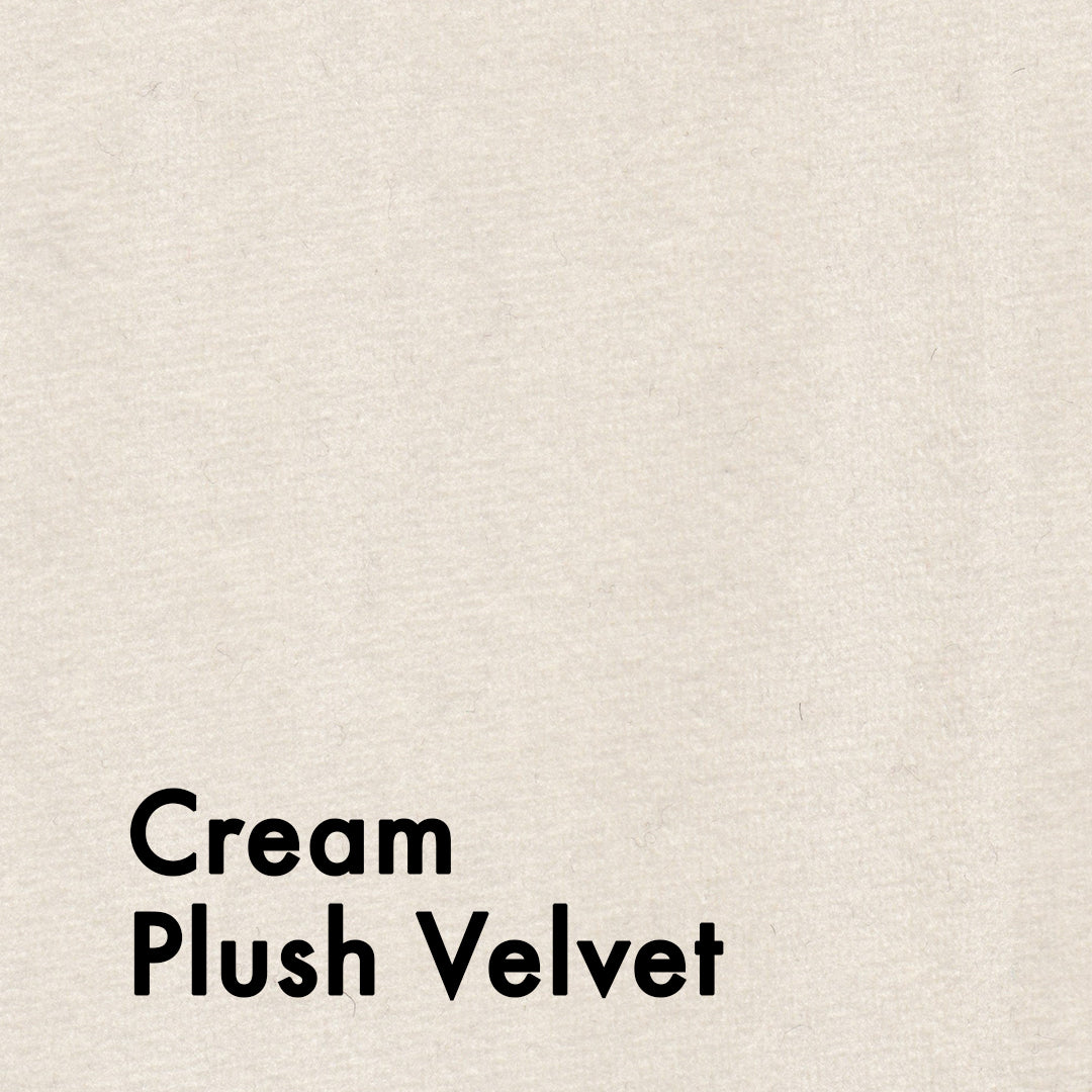 Cream Plush Velvet
