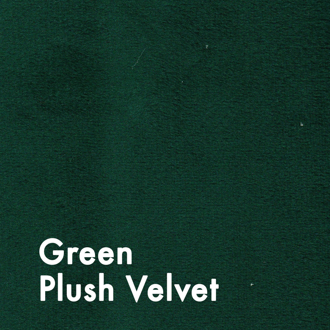 Green Plush Velvet
