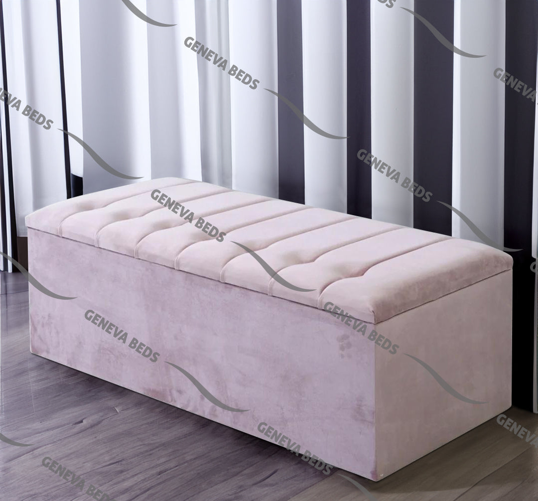 Lyla Ottoman Blanket Box - GENEVA BEDS