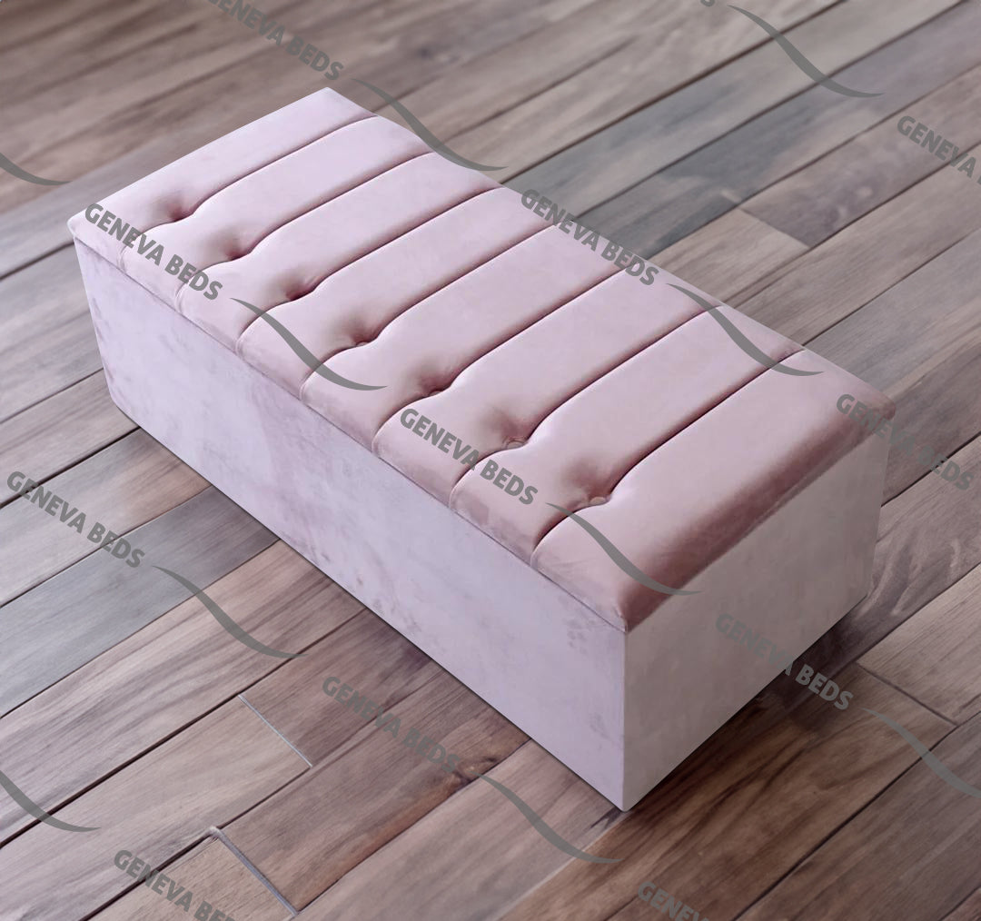 Lyla Ottoman Blanket Box - GENEVA BEDS