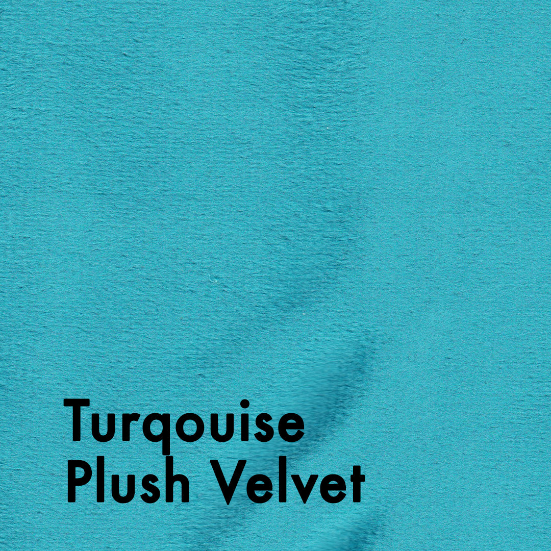 Turquoise Plush Velvet