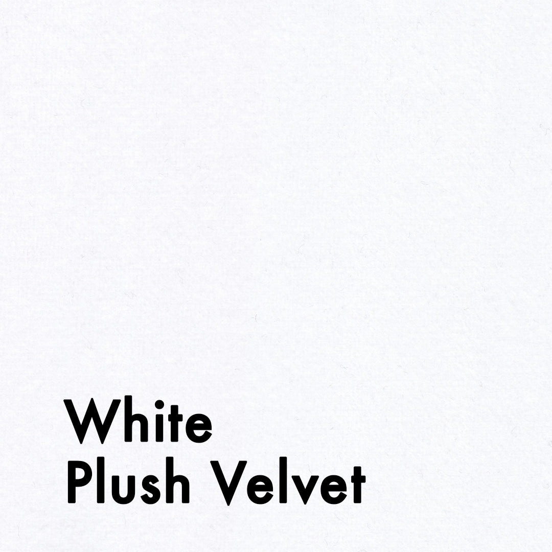 White Plush Velvet
